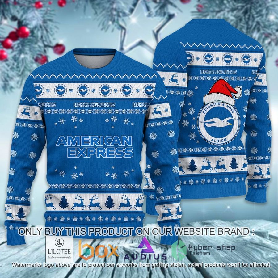brighton hove albion f c ugly christmas sweater 1 49791