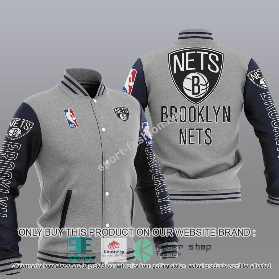 brooklyn nets nba baseball jacket 2 98403