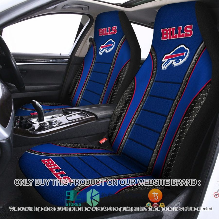 buffalo bills blue car seat covers 1 54428