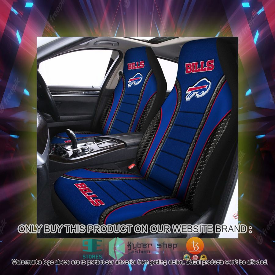 buffalo bills blue car seat covers 2 62549