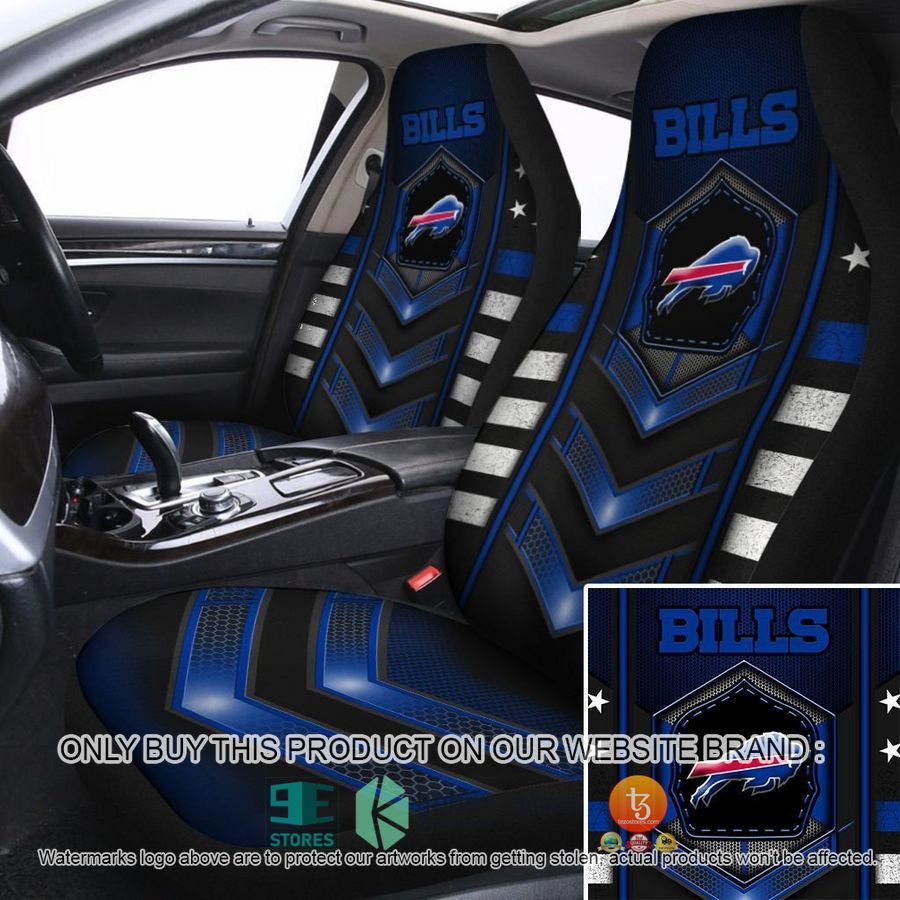 buffalo bills electric blue car seat covers 1 95822