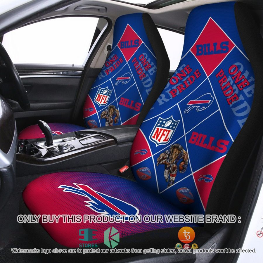 buffalo bills one pride car seat covers 1 75370