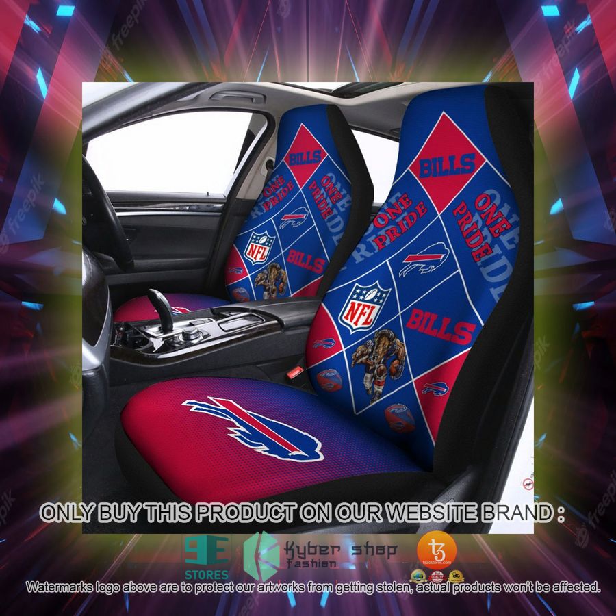 buffalo bills one pride car seat covers 2 39355