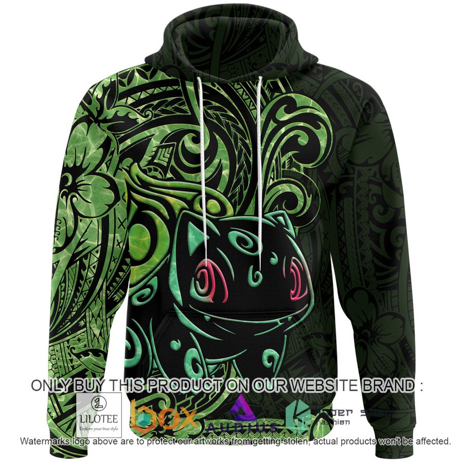 bulbasaur polynesian 3d hoodie 2 66134