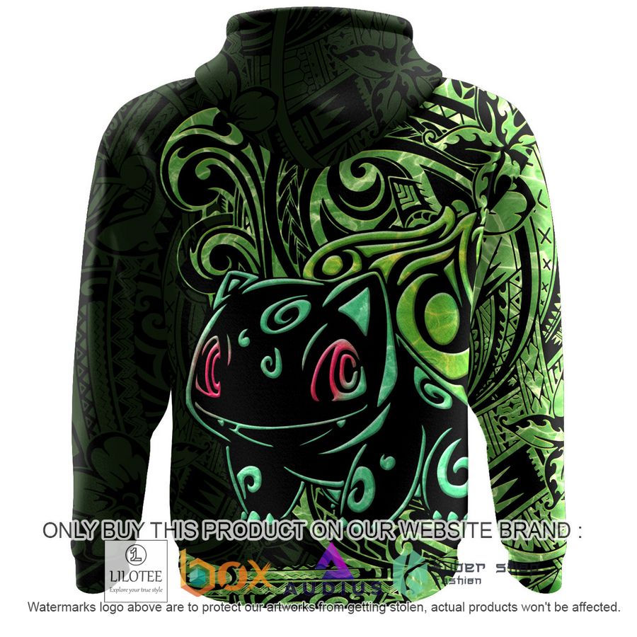 Bulbasaur Polynesian 3D Hoodie 3 bulbasaur polynesian 3d hoodie 3 79642