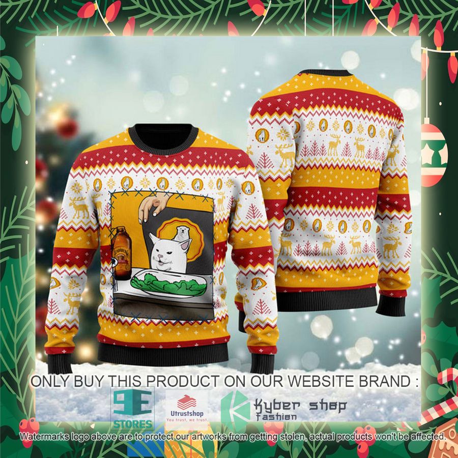 bundaberg cat meme ugly christmas sweater 2 15089