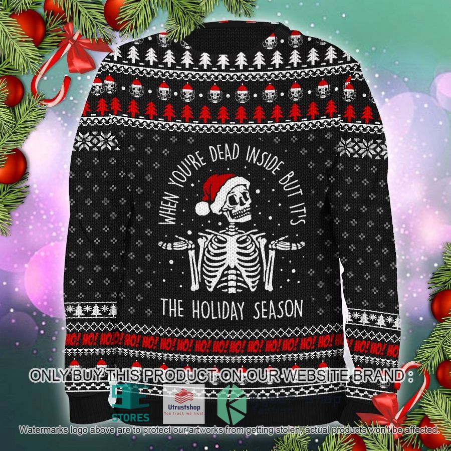 NEW But It's Holiday Season Skull Ugly Sweater 2 but its holiday season skull ugly christmas sweater 2 18485