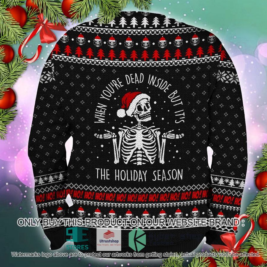 NEW But It's Holiday Season Skull Ugly Sweater 3 but its holiday season skull ugly christmas sweater 3 45742