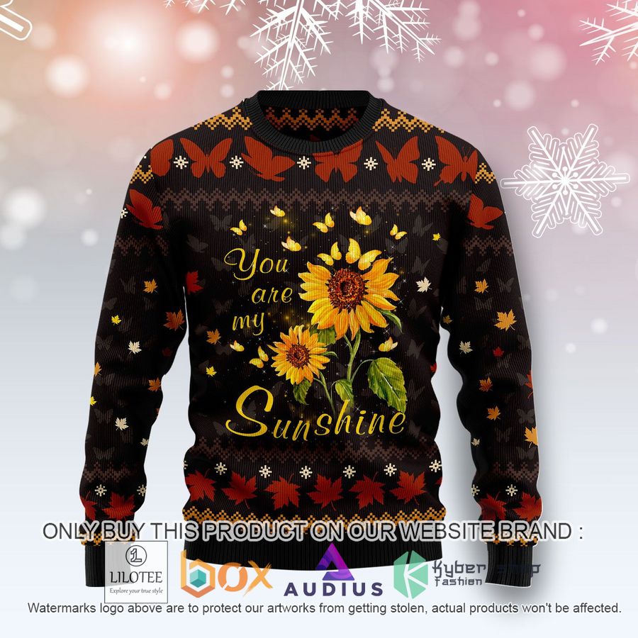 butterfly sunshin ugly christmas sweater 1 89178