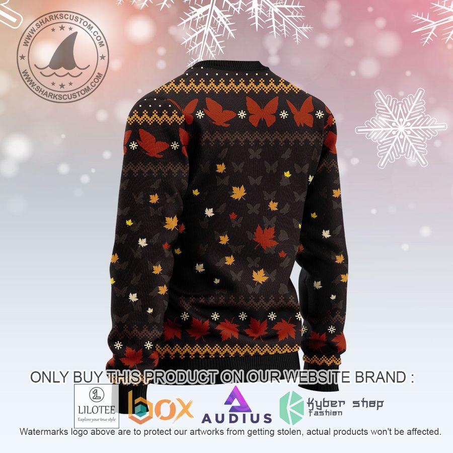 butterfly sunshin ugly christmas sweater 2 84062