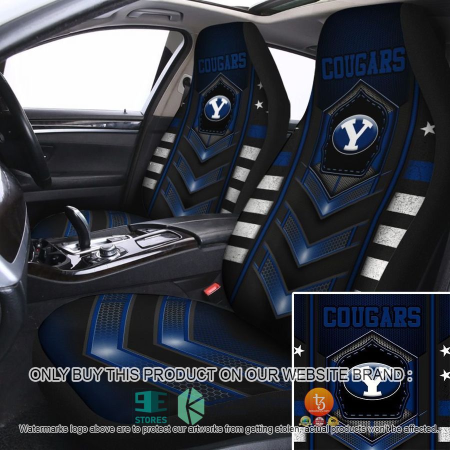 byu cougars brigham young university car seat covers 1 60354