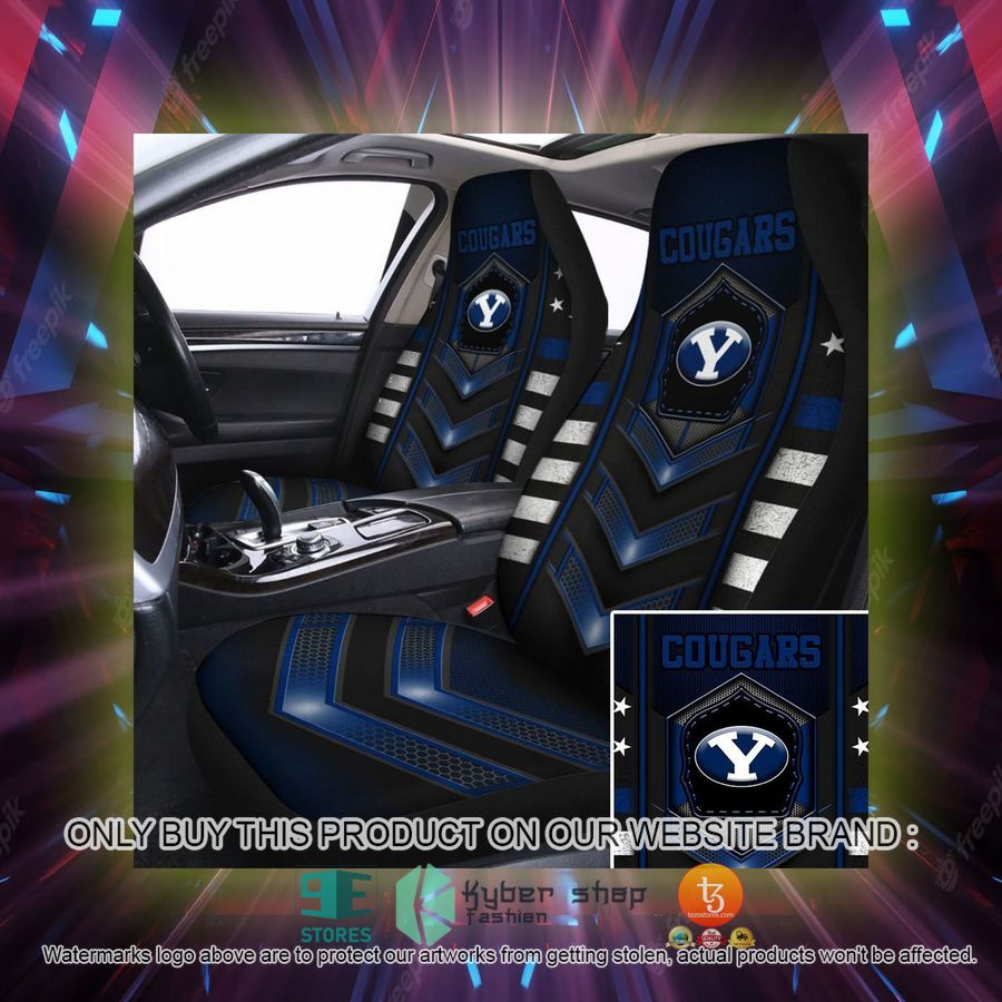 byu cougars brigham young university car seat covers 2 28737