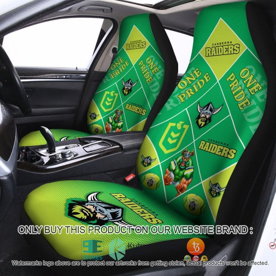 canberra raiders one pride car seat covers 1 90221