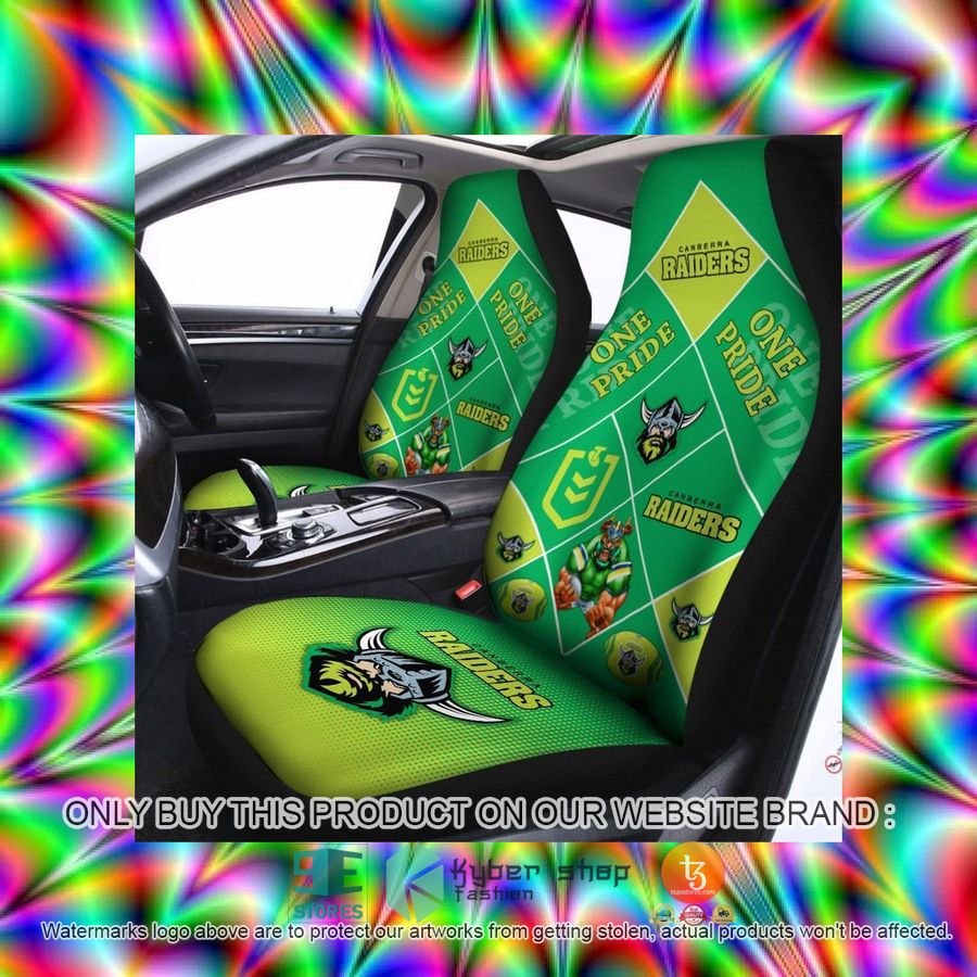 HOT Canberra Raiders One Pride Car Seat Covers 3 canberra raiders one pride car seat covers 3 4092