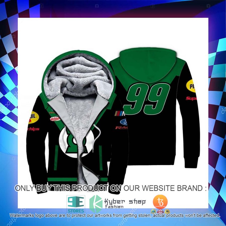HOT Carl Edwards 99 Racing Fleece Zipper Hoodie 4 carl edwards 99 racing fleece hoodie 4 36049