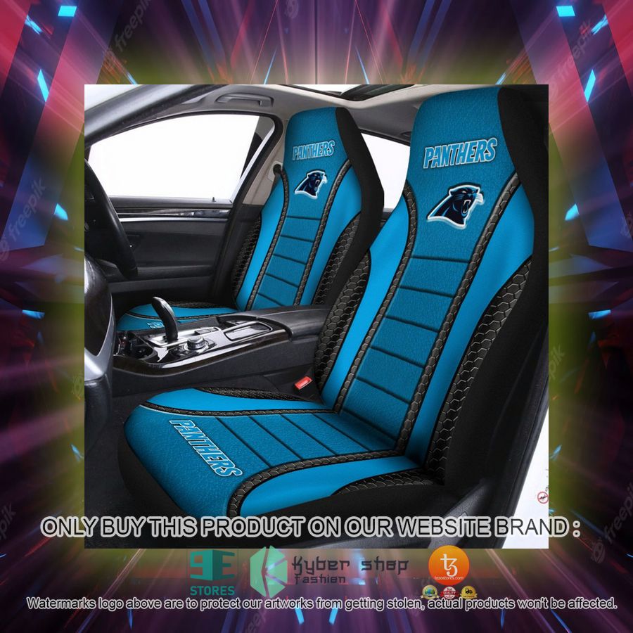 carolina panthers blue car seat covers 2 90774