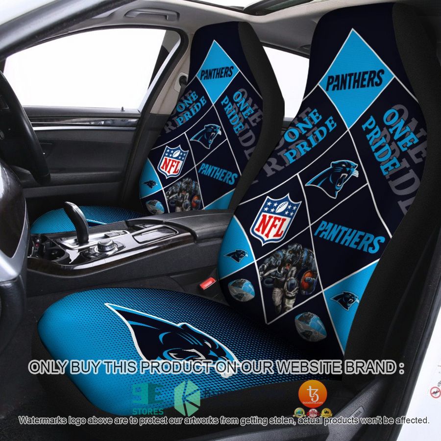 carolina panthers one pride car seat covers 1 45468
