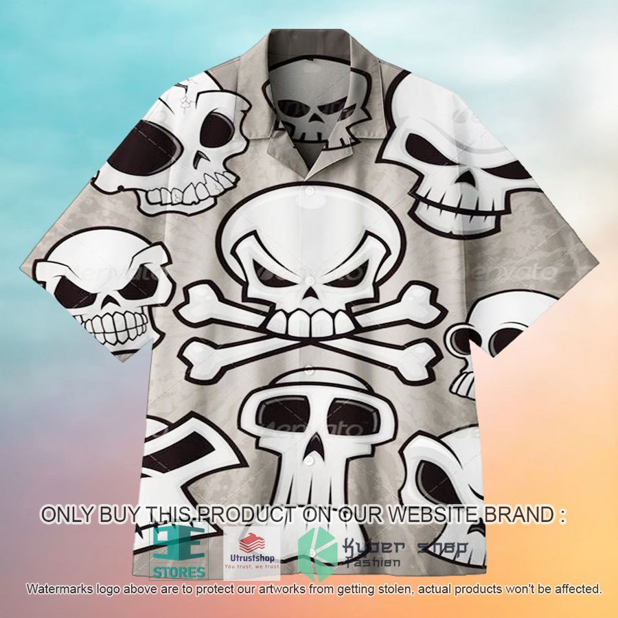 NEW Cartoon Skull Hawaii Shirt 1 cartoon skull hawaiian shirt 1 68882
