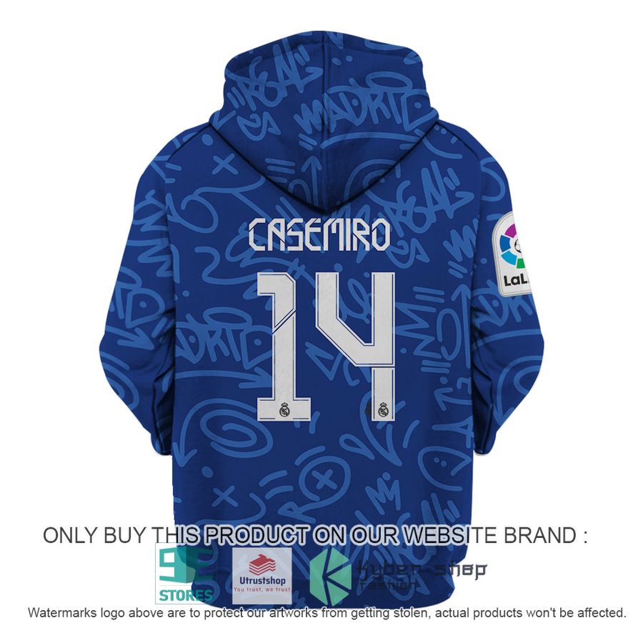 NEW Casemiro 14 Real Madrid FC La Liga white Hoodie, Shirt 4 casemiro 14 real madrid fc la liga white shirt hoodie 4 21693