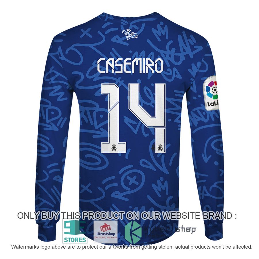 NEW Casemiro 14 Real Madrid FC La Liga white Hoodie, Shirt 6 casemiro 14 real madrid fc la liga white shirt hoodie 6 31735