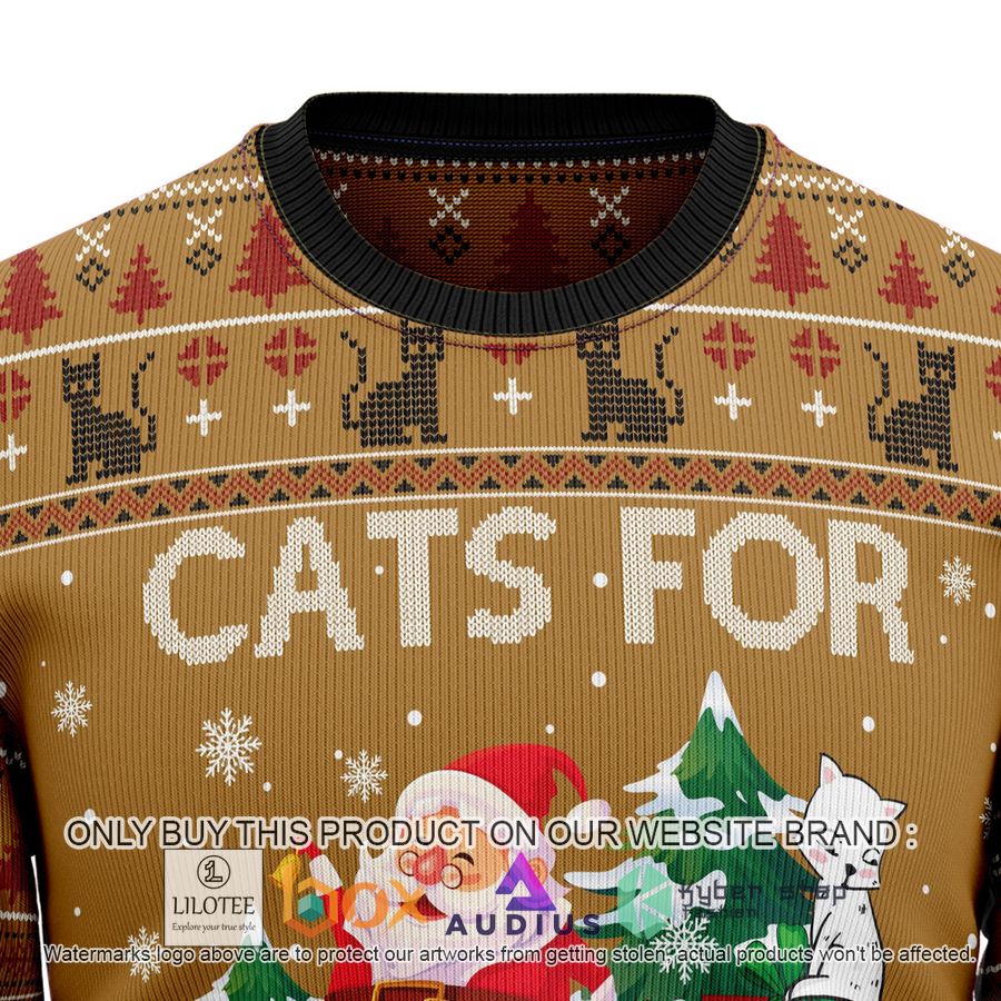 cats for everybody ugly christmas sweater 2 48193