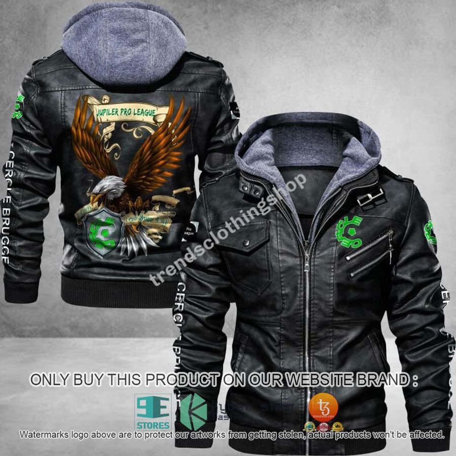 cercle brugge eagle league leather jacket 1 50161