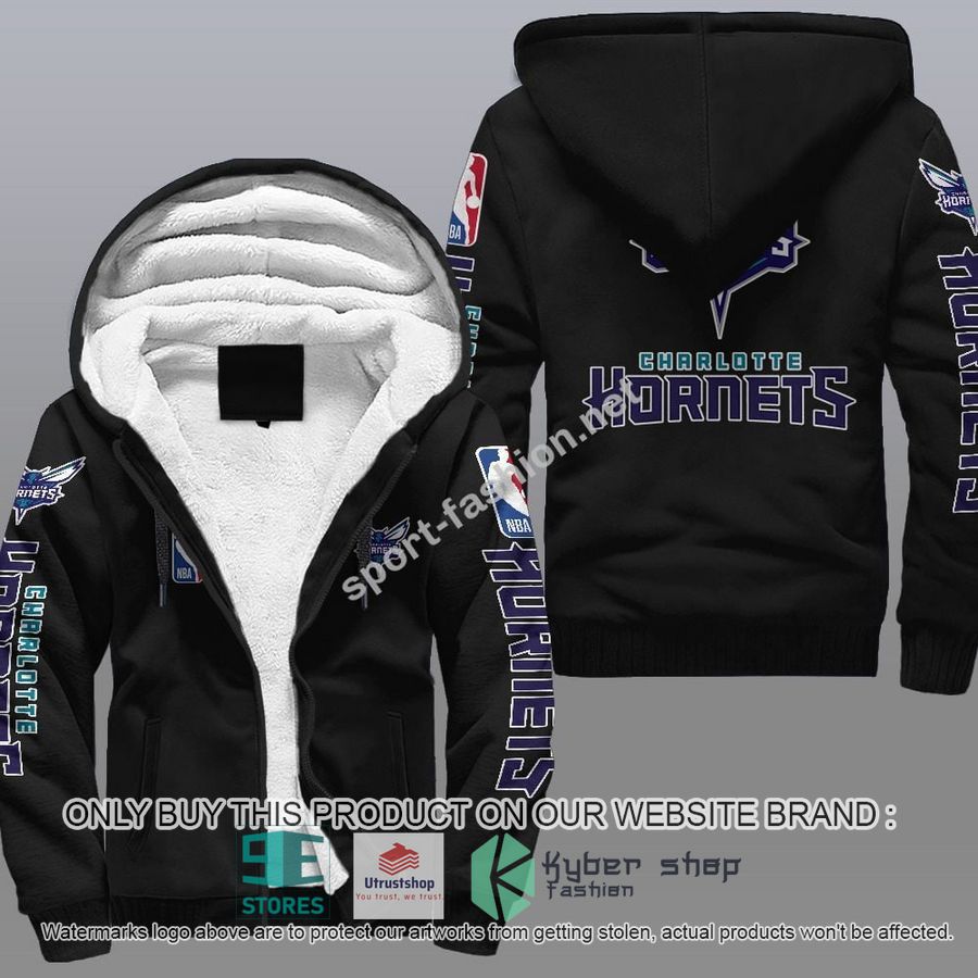 charlotte hornets nba fleece hoodie 1 87358