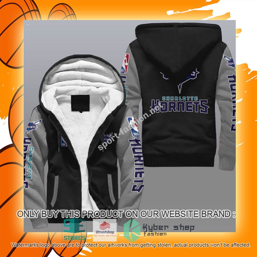 NEW Charlotte Hornets 3D Fleece Hoodie 10 charlotte hornets nba fleece hoodie 10 2339
