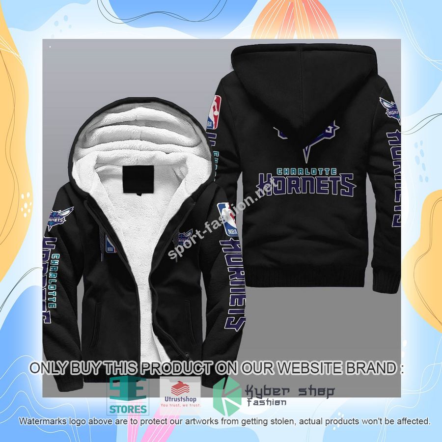 NEW Charlotte Hornets 3D Fleece Hoodie 5 charlotte hornets nba fleece hoodie 5 97026