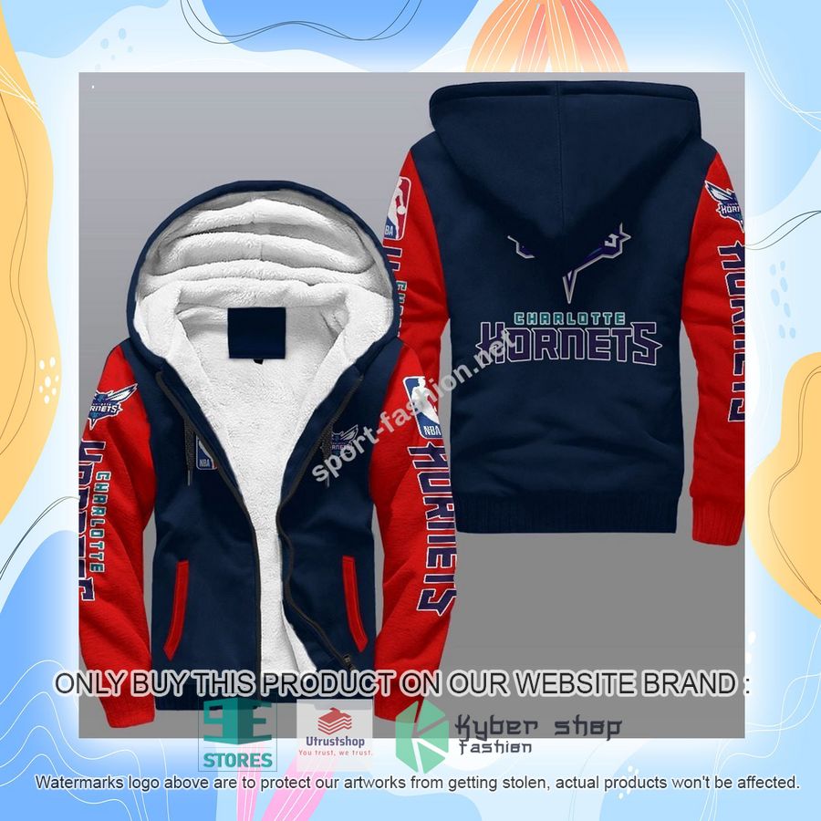 NEW Charlotte Hornets 3D Fleece Hoodie 8 charlotte hornets nba fleece hoodie 8 45580