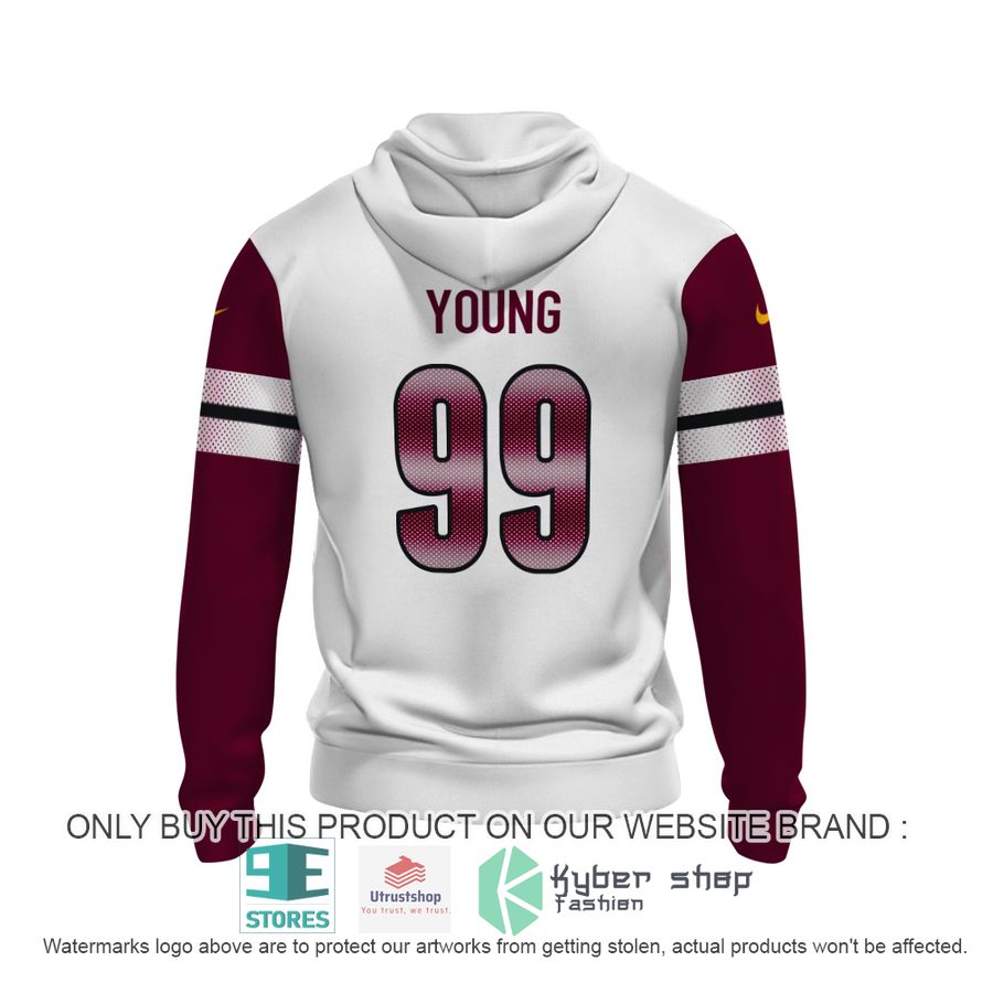 NEW Chase Young 99 Washington Commanders white red Hoodie, Shirt 4 chase young 99 washington commanders white red shirt hoodie 4 76576