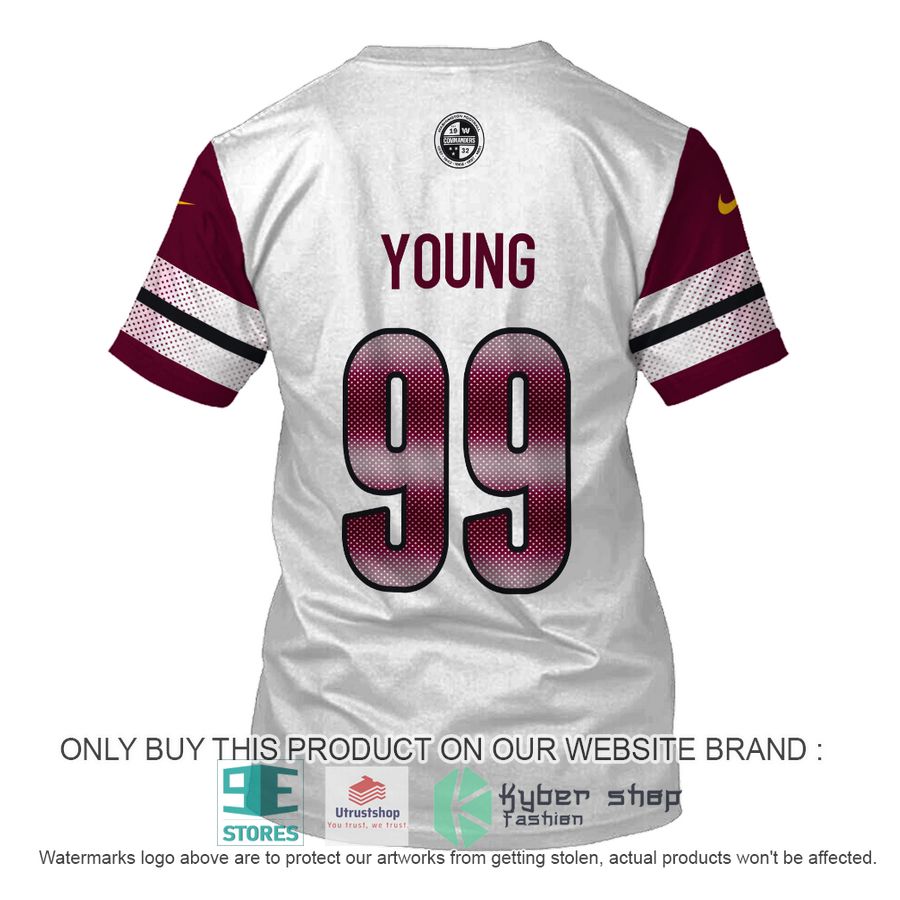 NEW Chase Young 99 Washington Commanders white red Hoodie, Shirt 8 chase young 99 washington commanders white red shirt hoodie 8 21138