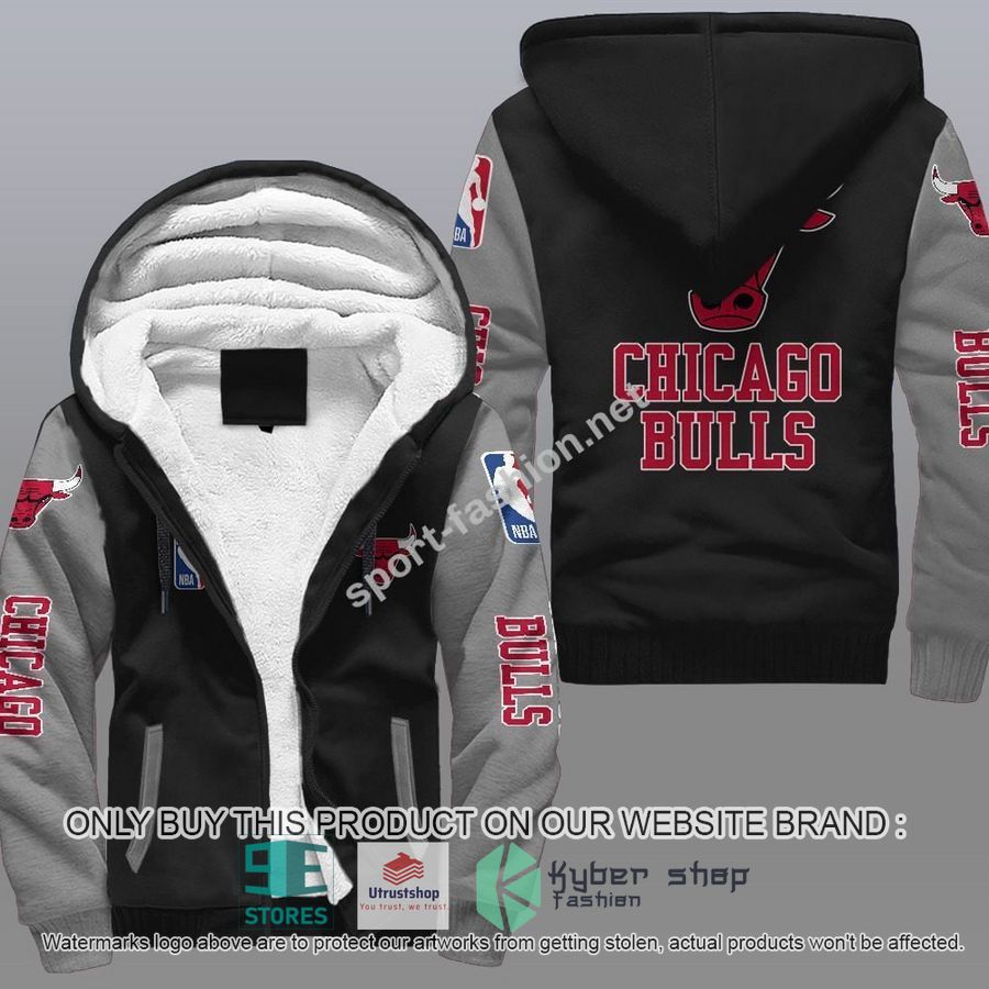 chicago bulls nba fleece hoodie 2 70788