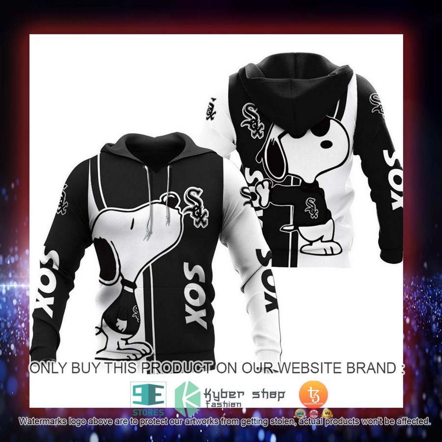HOT Chicago White Sox Snoopy 3D Over Printed Hoodie 4 chicago white sox snoopy hoodie 4 23900
