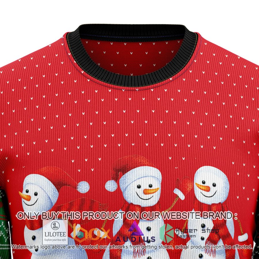 chilling with my snowmies ugly christmas sweater 2 28969