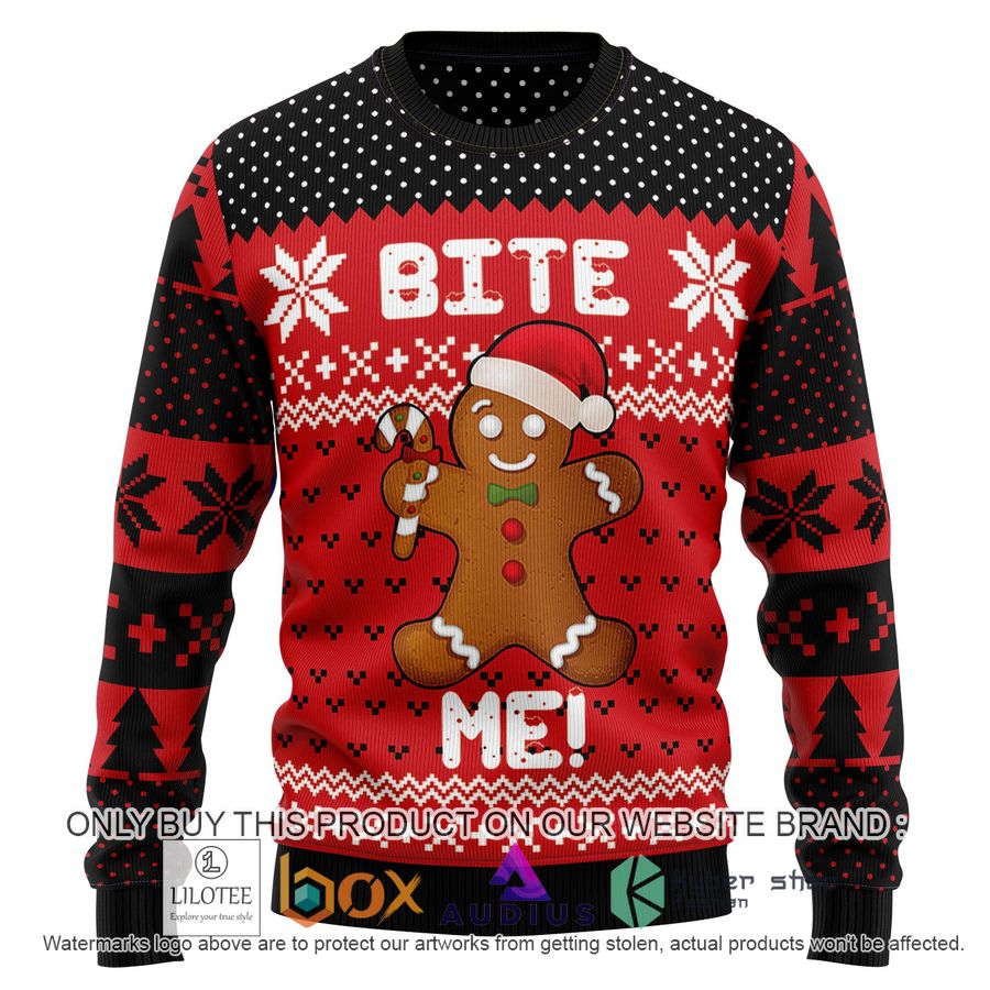 christmas bite me ugly christmas sweater 1 50821