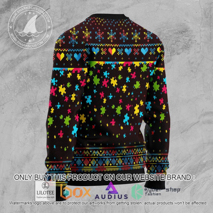 christmas tree autism awareness ugly christmas sweater 2 12321