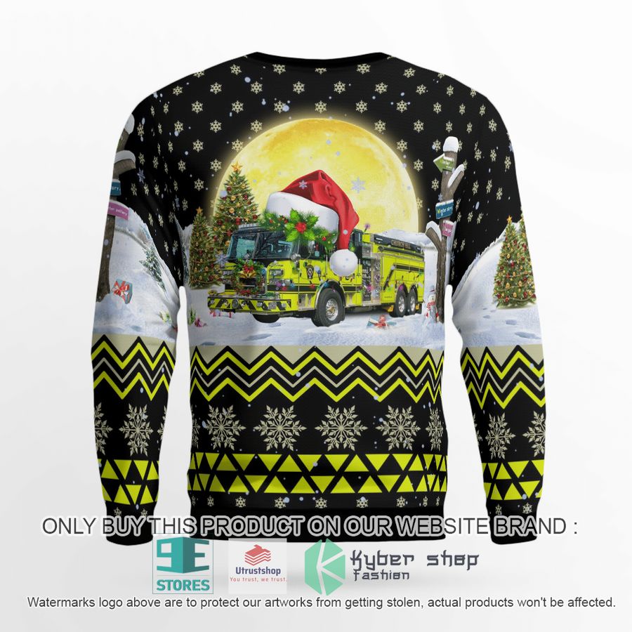 NEW Church Hill Volunteer Fire Company Queen Anne's County Maryland black Christmas Sweater 3 church hill volunteer fire company queen annes county maryland black christmas sweater 3 67631