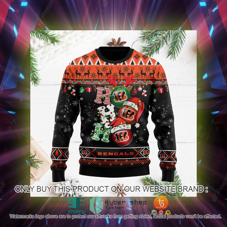 HOT Cincinnati Bengals Christmas Decor NFL Sweater 2 cincinnati bengals christmas decor nfl ugly christmas sweater 2 29217