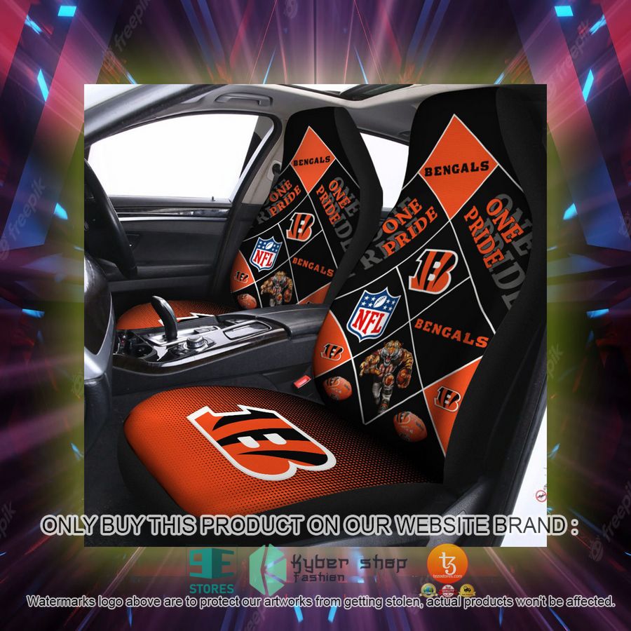 cincinnati bengals one pride car seat covers 2 45818