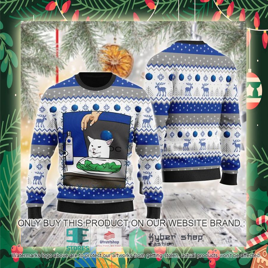 ciroc vodka cat meme ugly christmas sweater 2 50660