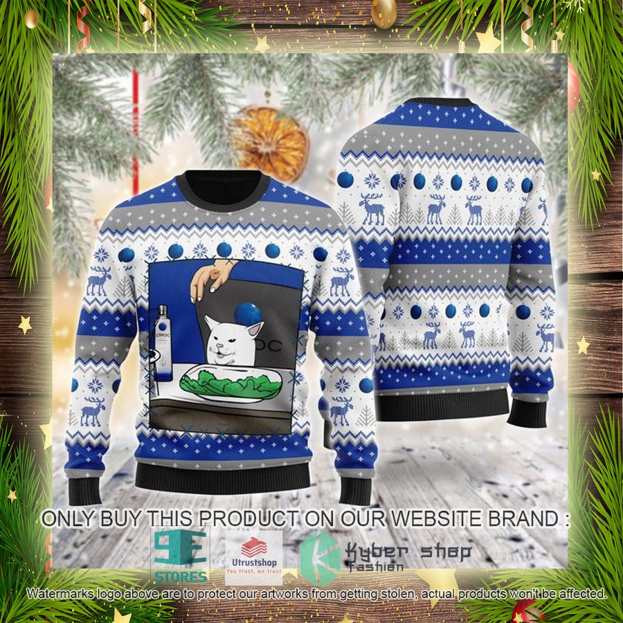 NEW Ciroc Vodka Cat Meme Christmas Ugly Sweater 4 ciroc vodka cat meme ugly christmas sweater 4 98973