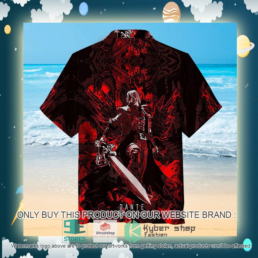 NEW Classic Dante from Devil May Cry Hawaii Shirt 4 classic dante from devil may cry hawaiian shirt 4 58372