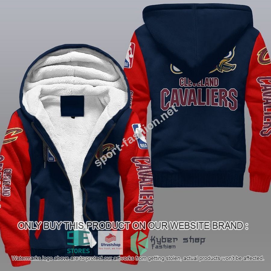 NEW Cleveland Cavaliers 3D Fleece Hoodie 4 cleveland cavaliers nba fleece hoodie 4 38566