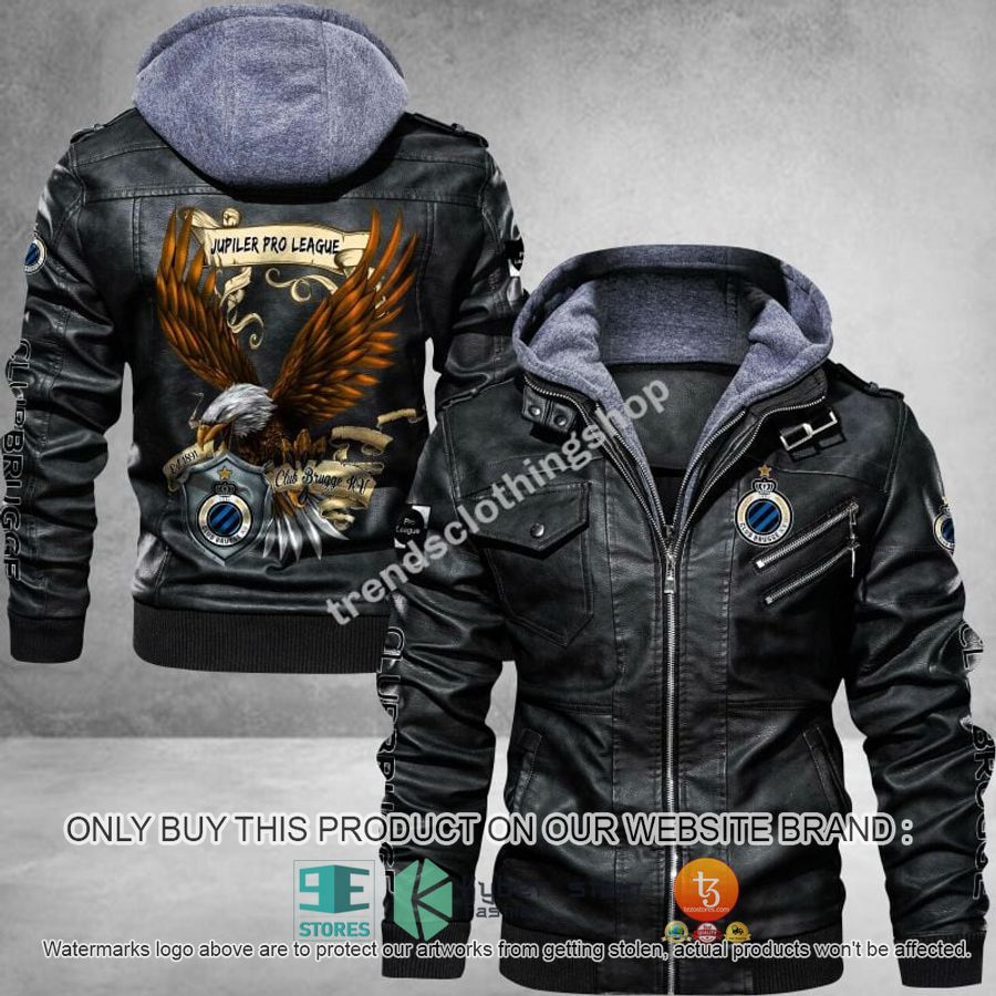 club brugge eagle league leather jacket 1 21004