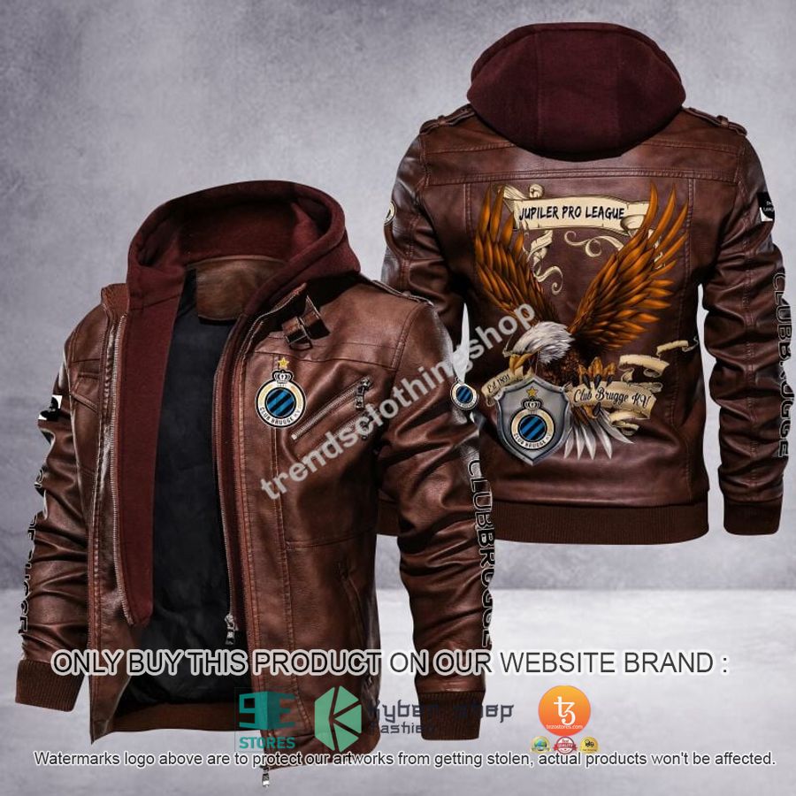club brugge eagle league leather jacket 2 72210