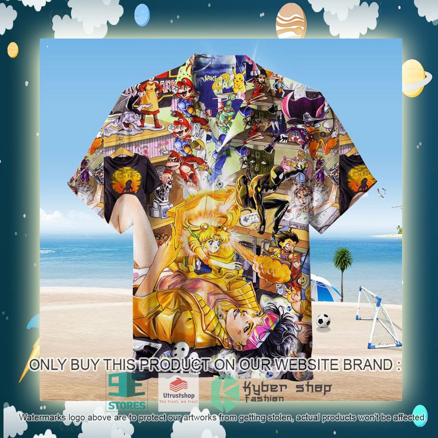 NEW Collection of Cartoon Characters Hawaii Shirt 2 collection of cartoon characters hawaiian shirt 2 1925