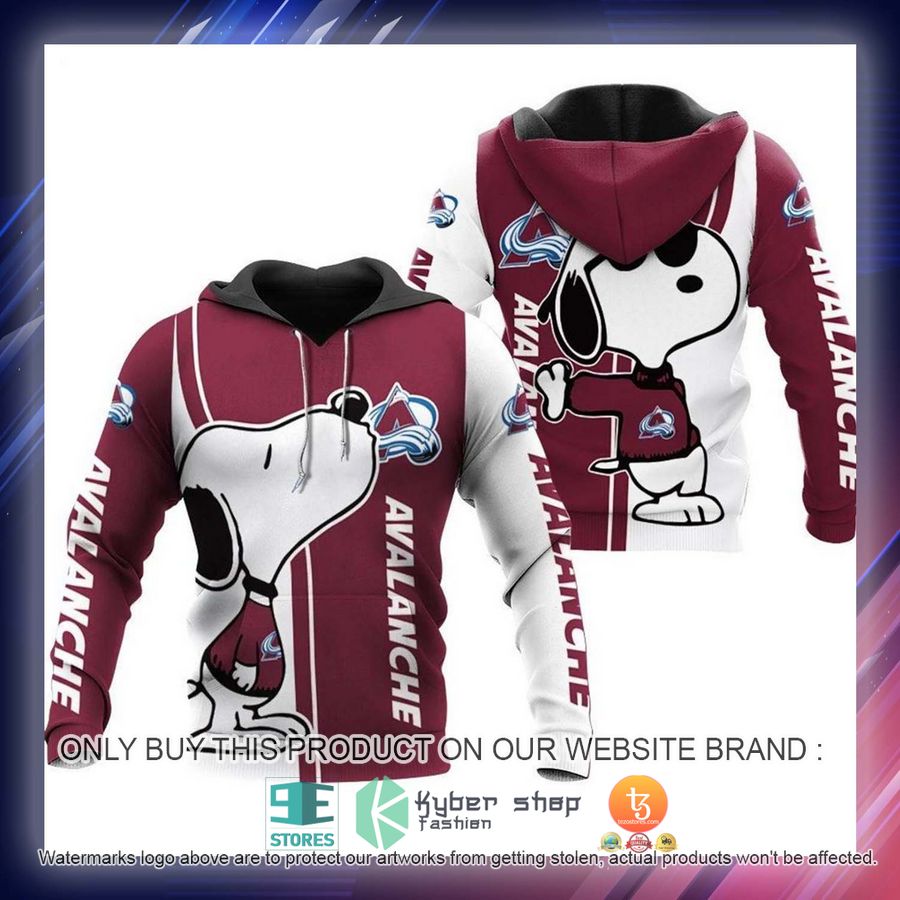 colorado avalanche snoopy hoodie 2 61777