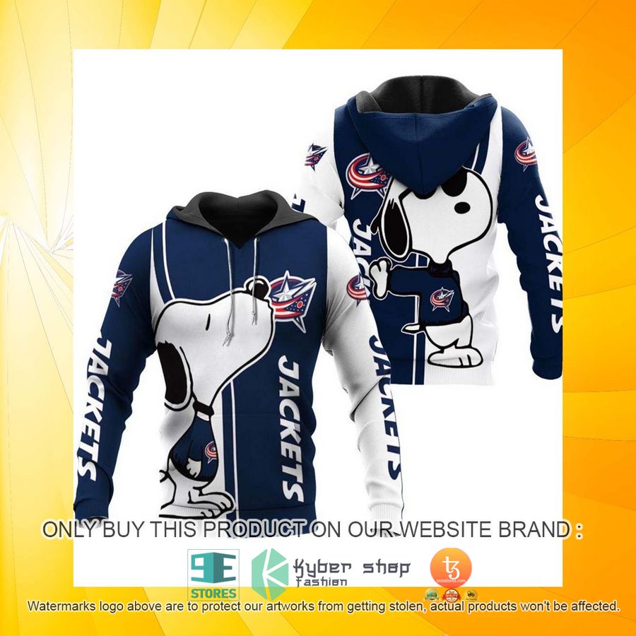 HOT Columbus Blue Jackets Snoopy 3D Over Printed Hoodie 3 columbus blue jackets snoopy hoodie 3 16019