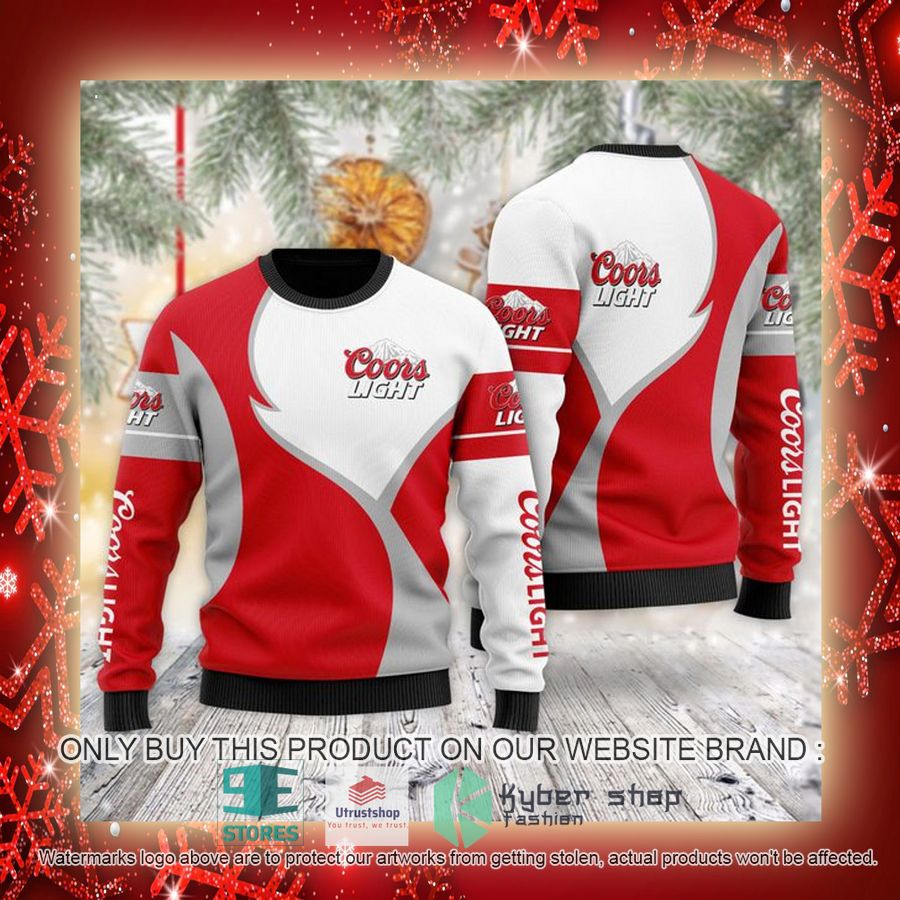 NEW Coors Light Christmas Ugly Sweater 3 coors light ugly christmas sweater 3 10215